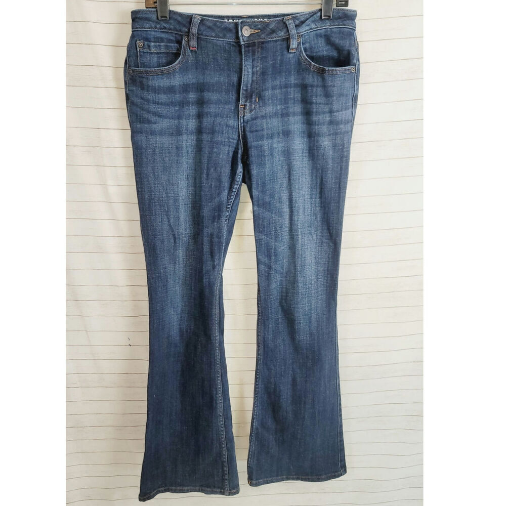 IDYLLWIND BY MIRANDA LAMBERT FLARE JEANS IN DARK WASH, SZ 8